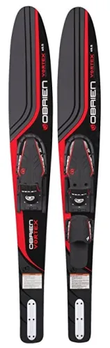 RED O'Brien Vortex Combo Water Skis With X-7 Adjustable Bindings 2017