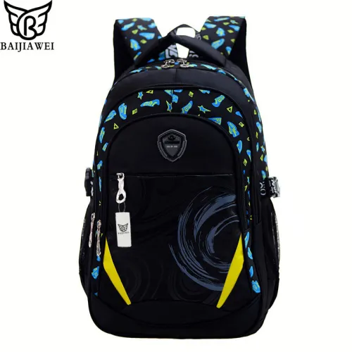 BAIJIAWEI 2017 New Children School Bag Alleviate Burdens Unisex Kids Backpack Casual Bags Backpacks For Teenage School bag