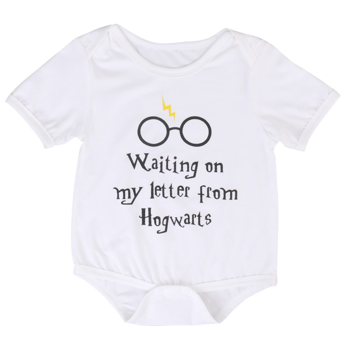 Baby Tops Short Sleeve Funny Babygrows Playsuit Outfits Clothes Cute Newborn Baby Boy Girl Clothing Kids Bodysuits