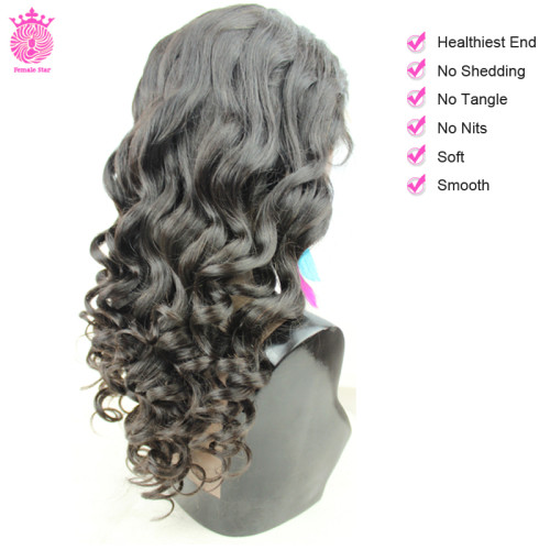7A Grade U Part Human Hair Wigs For Black Women Brazilian Virgin Human Lace Front Wig 130 Density Full Lace Human Hair Wigs
