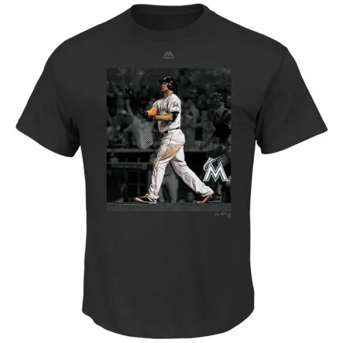 Zoom Men's Miami Marlins Giancarlo Stanton Majestic Black Heat Of The Moment T-Shirt 1 Men's Miami Marlins Giancarlo Stanton Majestic Black Heat Of The Moment T-Shirt 2 Click image to enlarge Shipping This item ships within one business day. See Shipping Options. Men's Miami Marlins Giancarlo Stanton Majestic Black Heat Of The Moment T-Shir