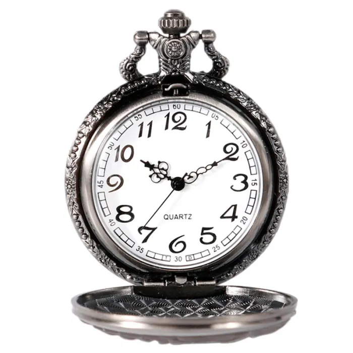 2016 Antique Game of Thrones Strak Family Crest Winter is Coming Design Pocket Watch Unique Gifts Unisex Fob Clock