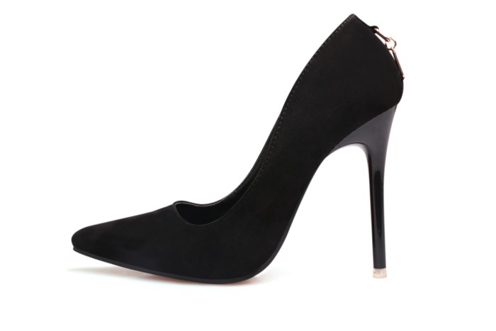 Asmxing 11CM Suede Shallow Pointed D buckle Dress Wedding Party Elegant Heeled Sandals