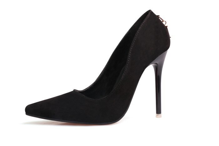 Asmxing 11CM Suede Shallow Pointed D buckle Dress Wedding Party Elegant Heeled Sandals