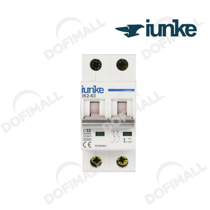 MINI INTERRUPTOR 2 POLOS 20A