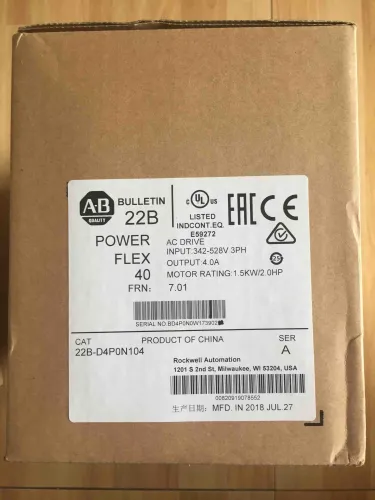 22B-D017N104 Allen Bradley Original Brandy New Factory Sealed