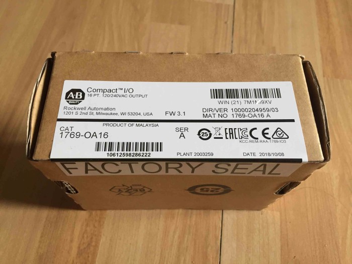 1769-OA16 Allen Bradley Original Brandy New Factory Sealed