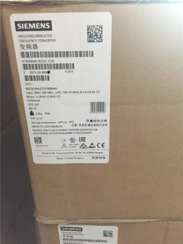 6SE6440-2UD31-1CA1 Siemens 100% Brandy Original new Factory Sealed