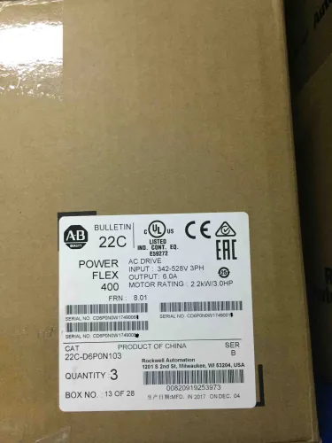 22C-D6P0N103 Allen Bradley Original Brandy New Factory Sealed
