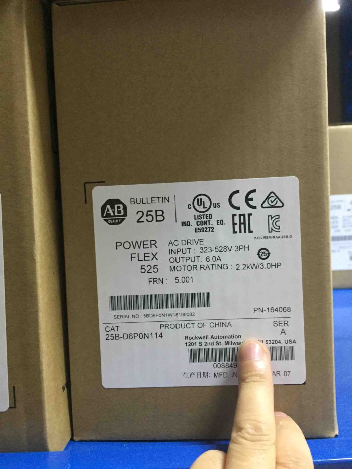 25B-D6P0N114 Allen Bradley Original Brandy New Factory Sealed