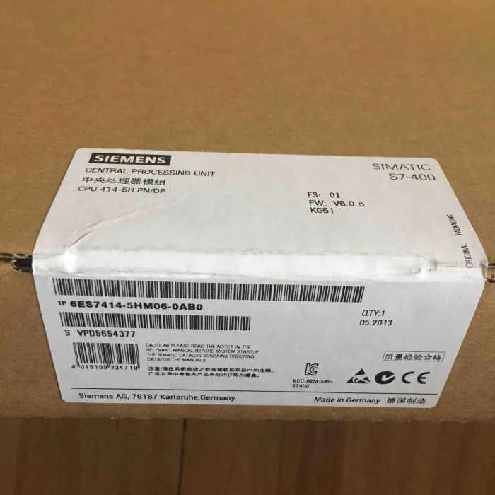 6ES7414-5HM06-0AB0 Siemens 100% Brandy Original new Factory Sealed