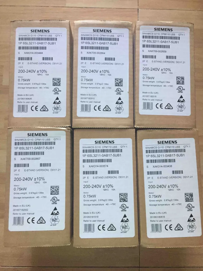 6SL3211-0AB17-5UB1 Siemens 100% Brandy Original new Factory Sealed