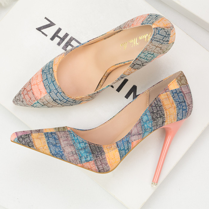 Asmxing 10.5CM Metal Sequins Dress Wedding Party Elegant Heeled Sandals