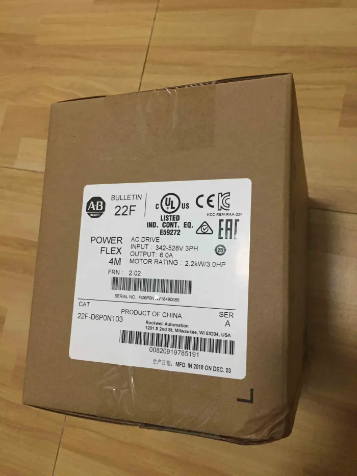 22F-D6P0N103 Allen Bradley Original Brandy New Factory Sealed