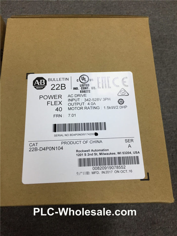 22B-D4P0N104 Allen Bradley Original Brandy New Factory Sealed