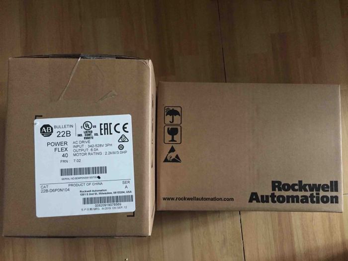 Allen-Bradley 22B-D6P0N104 PowerFlex 40 AC Drive Original Brandy New Factory Sealed