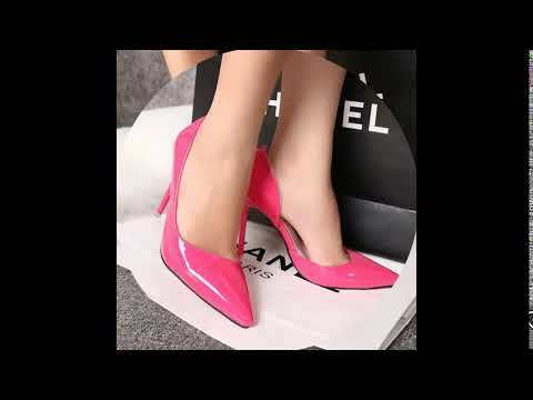 9CM Fashion Shallow Pointed Sexy High Stiletto Pump Heel Dress Wedding Sandals