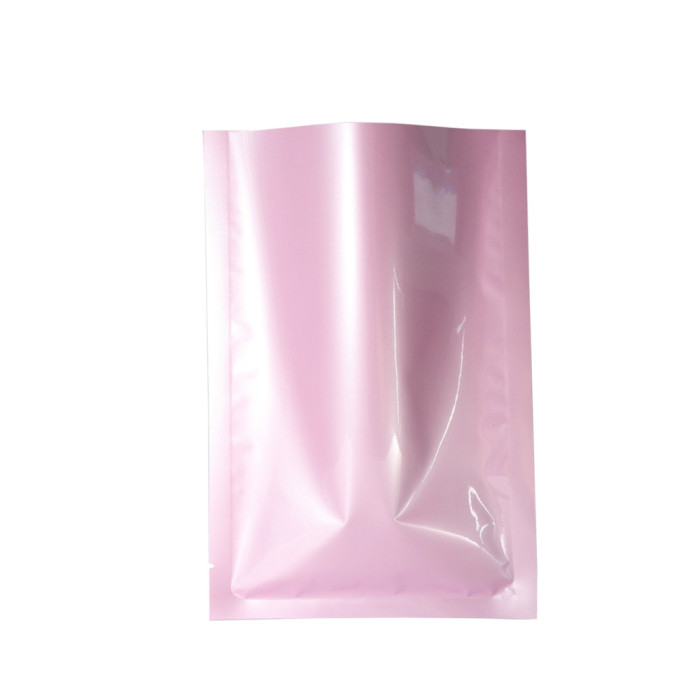 Variety of Sizes recyclable packing bag heat sealing open top aluminum foil Vacuum Package Pouch red flat Mylar bag 100pcs/lot