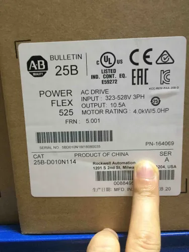 25B-D010N114 Allen Bradley Original Brandy New Factory Sealed