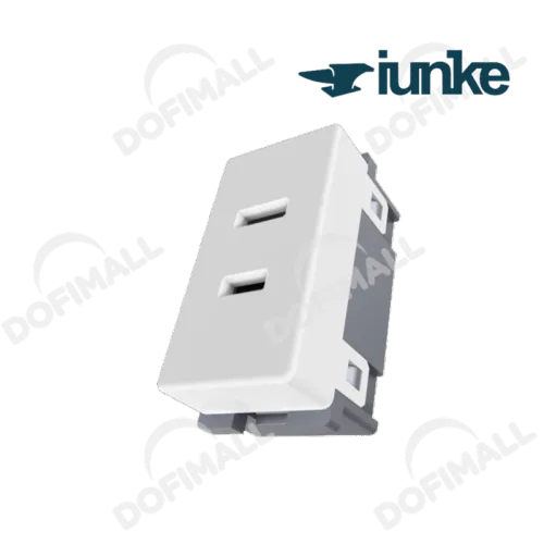 TOMACORRIENTE SENCILLO COLOR BLANCO 15A