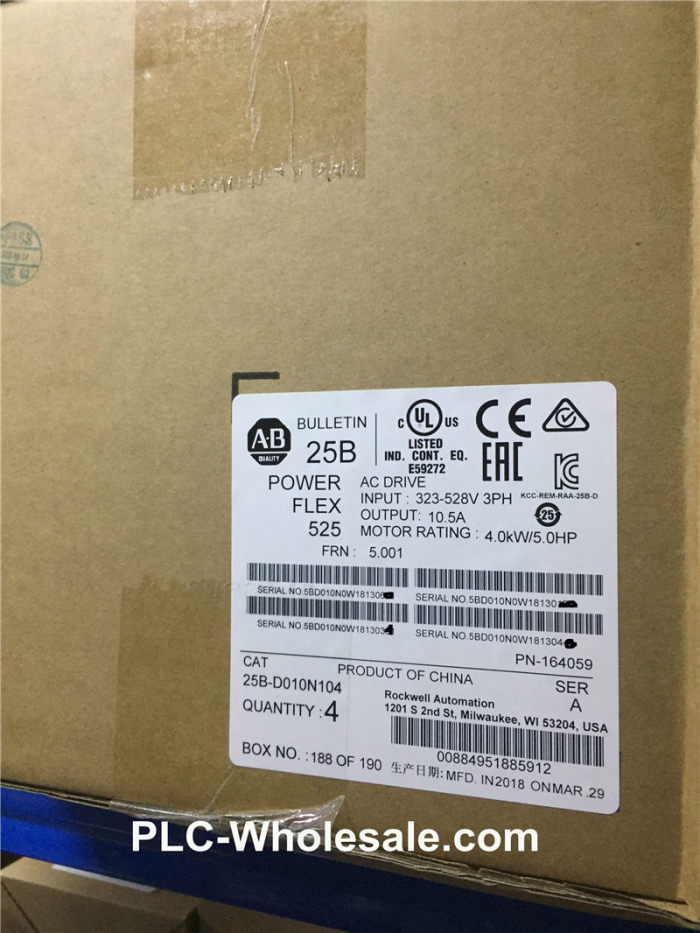 25B-D010N104 Allen Bradley Original Brandy New Factory Sealed