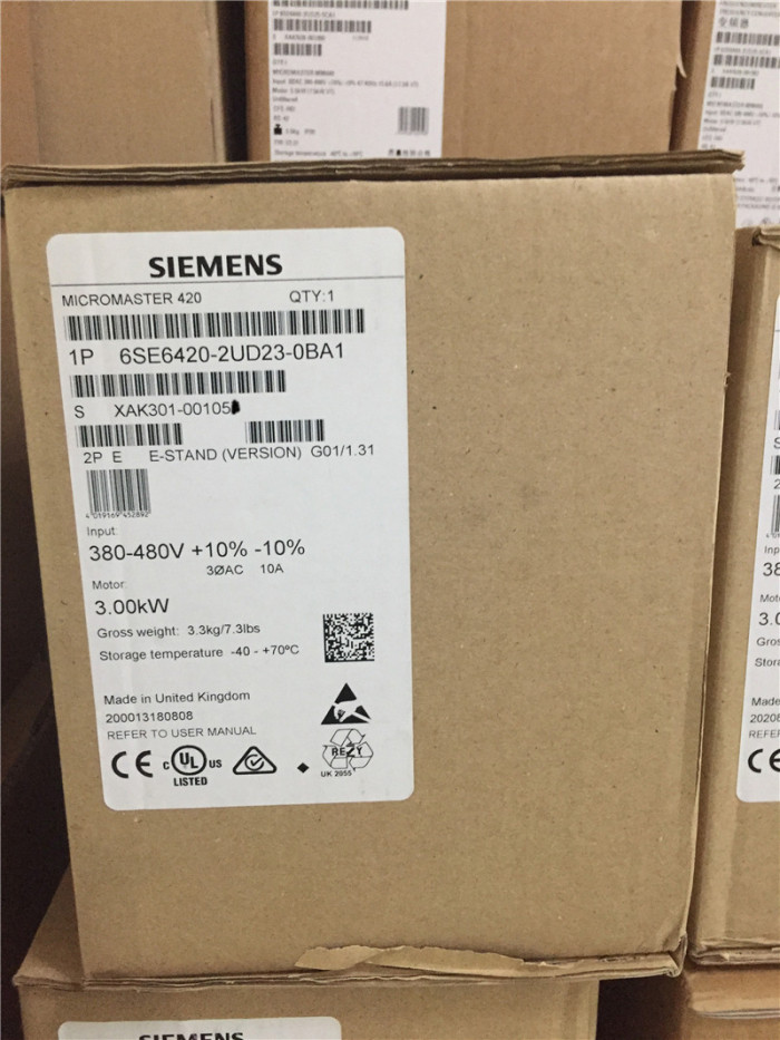 6SE6420-2UD23-0BA1 Siemens 100% Brandy Original new Factory Sealed