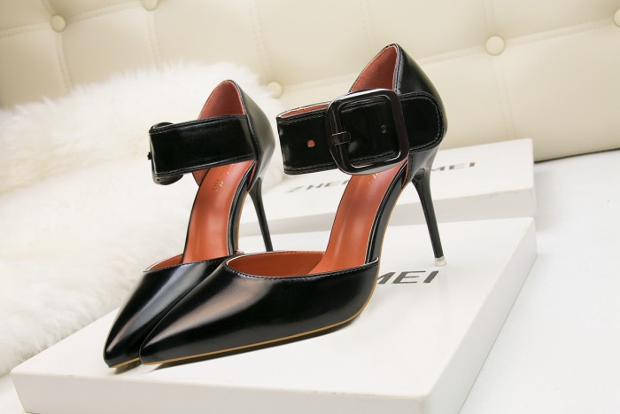 Asmxing 9CM Sexy Shallow Straps Pointed Hollow High Stiletto Dress Wedding Party Elegant Heeled Sandals