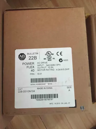 22B-D010N104 Allen Bradley Original Brandy New Factory Sealed