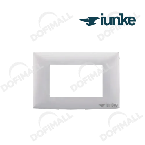 TAPA PARA INTERRUPTOR TRIPLE COLOR BLANCO