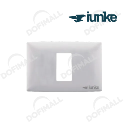 TAPA PARA INTERRUPTOR SENCILLA COLOR BLANCO