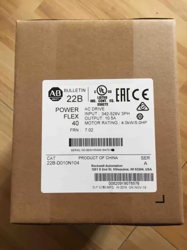 22B-D010N104 Allen Bradley Original Brandy New Factory Sealed
