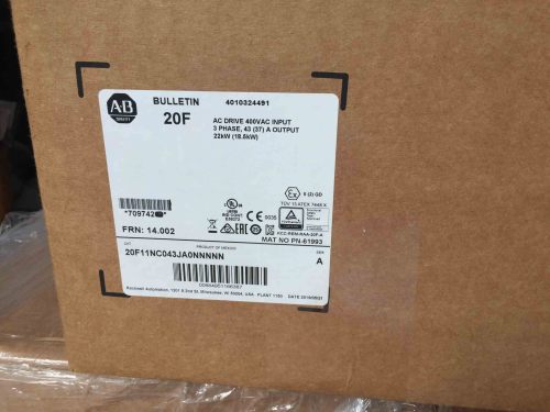 20F11NC043JA0NNNNN Allen Bradley Original Brandy new Sealed