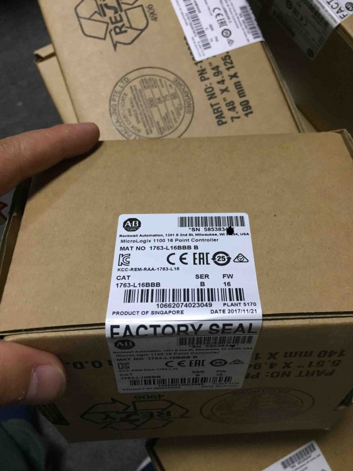 1763-L16BBB Allen Bradley Original Brandy New Factory Sealed