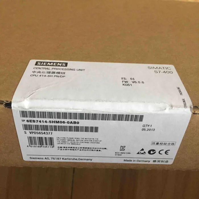 6ES7414-5HM06-0AB0 Siemens 100% Brandy Original new Factory Sealed