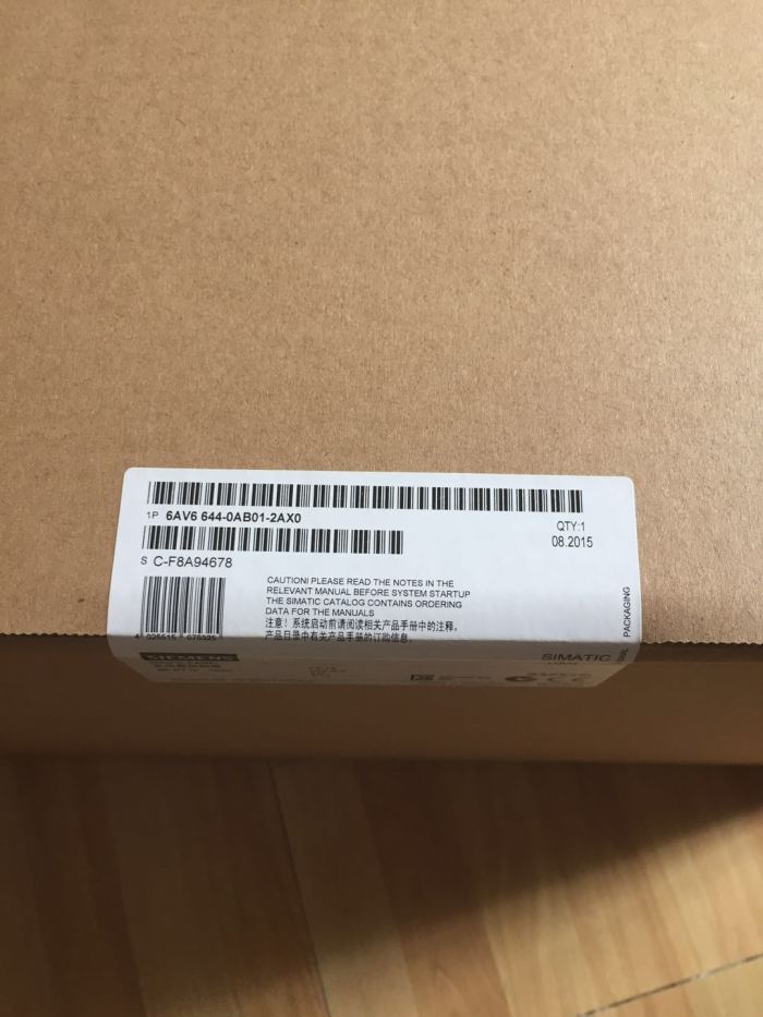 6AV6644-0AB01-2AX0 SIEMENS Original New Factory Sealed Panel