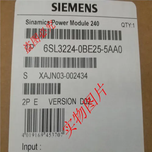 6SL3224-0BE25-5AA0 SIEMENS Original Factory New Sealed