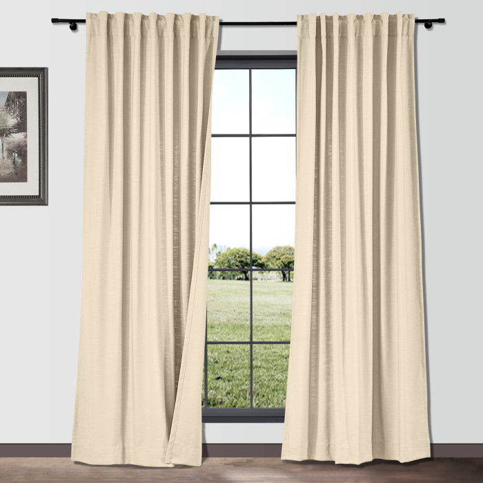 ISABELLA Cotton Linen Curtain Drapery Custom