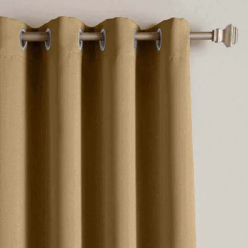 CUSTOM Edoardo Wheat Outdoor Curtain