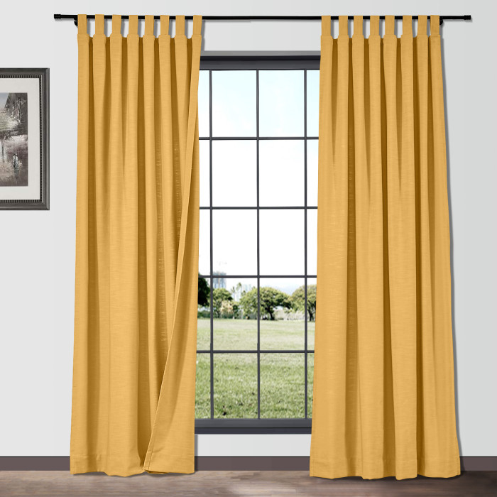 ISABELLA Cotton Linen Curtain Drapery Custom