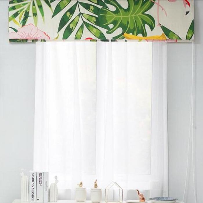 Print Polyester Roman Shade In Yellow