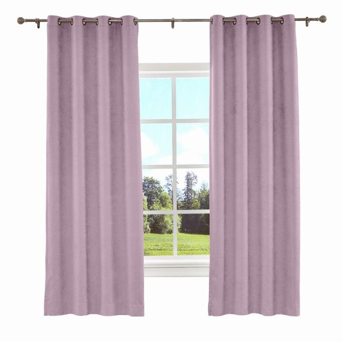 KANTE Polyester Cotton Drapery With Lining Curtains
