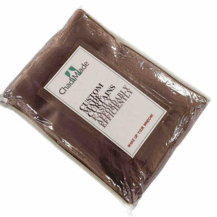 CUSTOM EDOARDO Chocolate Indoor Blackout Curtain