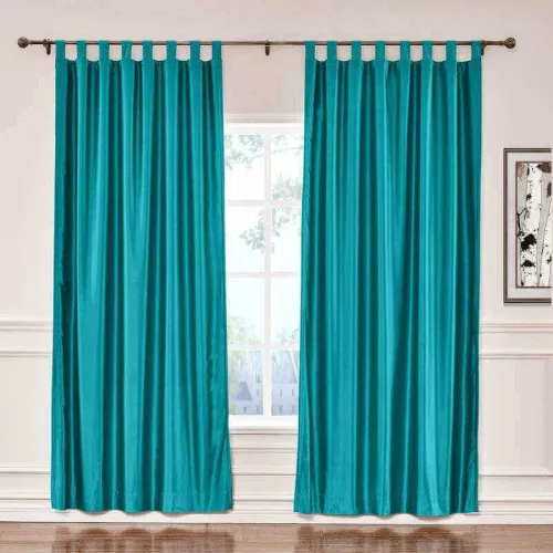 CUSTOM Lao Hang Zhou Peacock Polyester Cotton Thermal Insulated Curtain