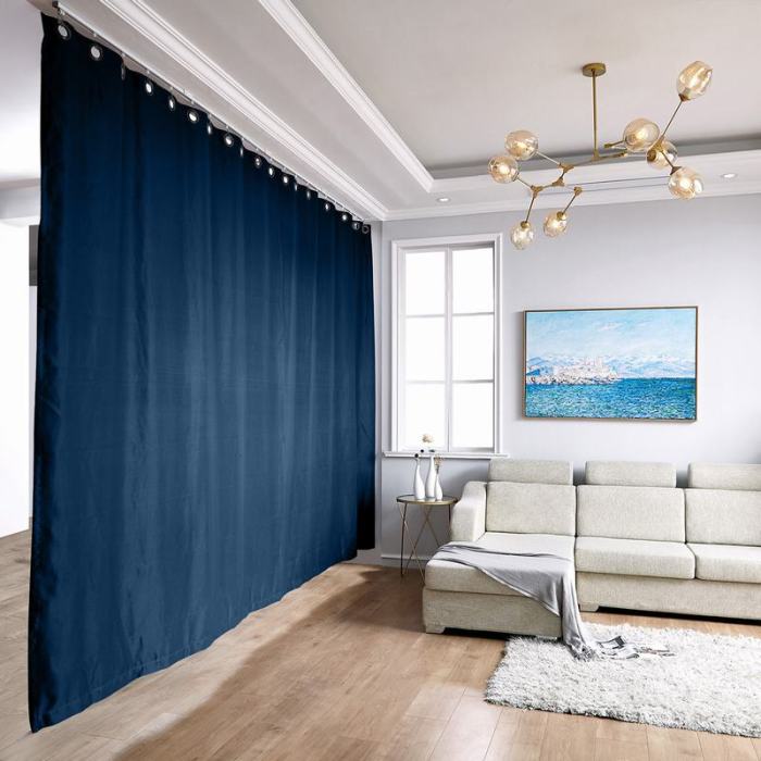 Ceiling Track Room Divider Curtain Kit for Any Space