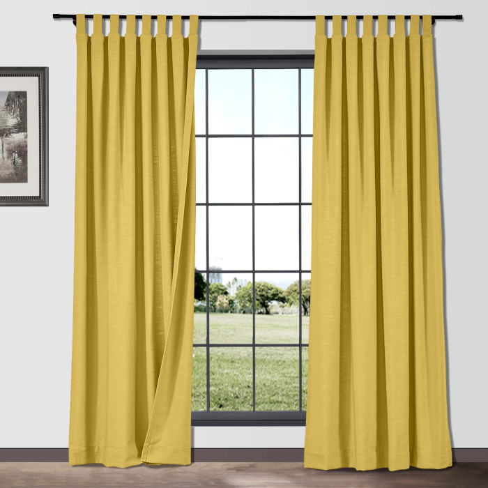 ISABELLA Cotton Linen Curtain Drapery Custom