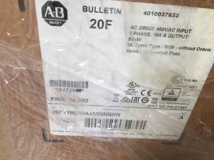 Special discount 20F11NC104JA0NNNNN Allen Bradley original New Factory Sealed
