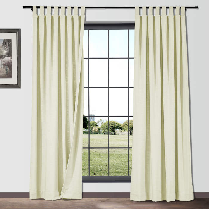 ISABELLA Cotton Linen Curtain Drapery Custom