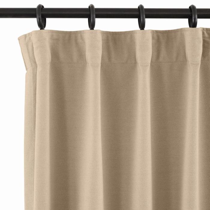 Floral Print Polyester Linen Curtain Drapery ADELAIDE