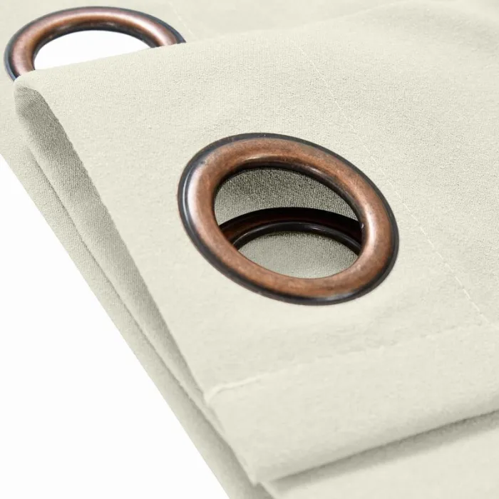 Yeffa Grommet Curtain Room Darkening Panel Blackout Lined
