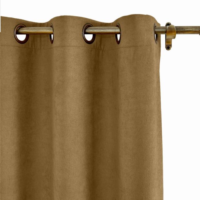 KANTE Polyester Cotton Drapery With Lining Curtains